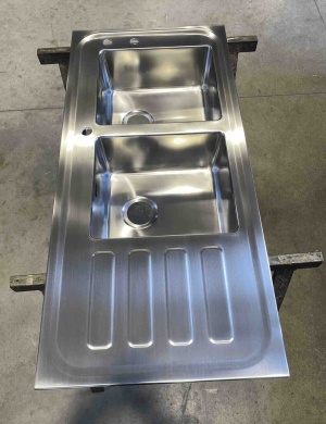 Lavello doppia vasca con gocciolatoio